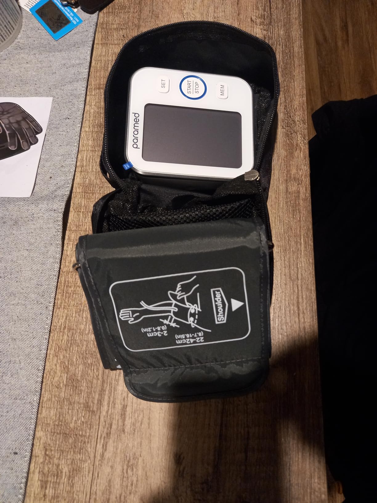 Paramed Blood Pressure Monitor Accurate Automatic Upper Arm Bp Machine