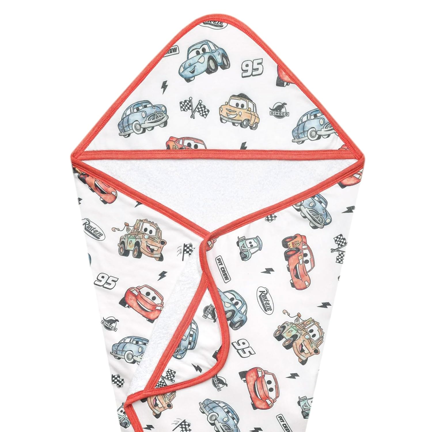 Copper Pearl Disney Pixar Cars Premium Knit Hooded Towel