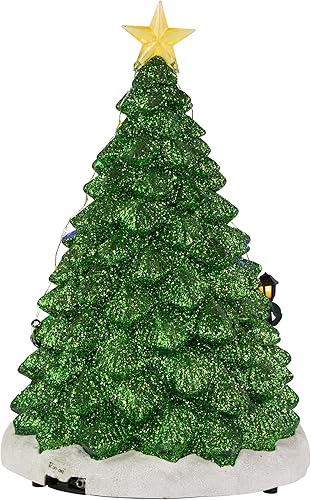 Miniatura 5 de Northlight 13" LED iluminado animado y musical Santa's Toy Shop Christmas Village Display