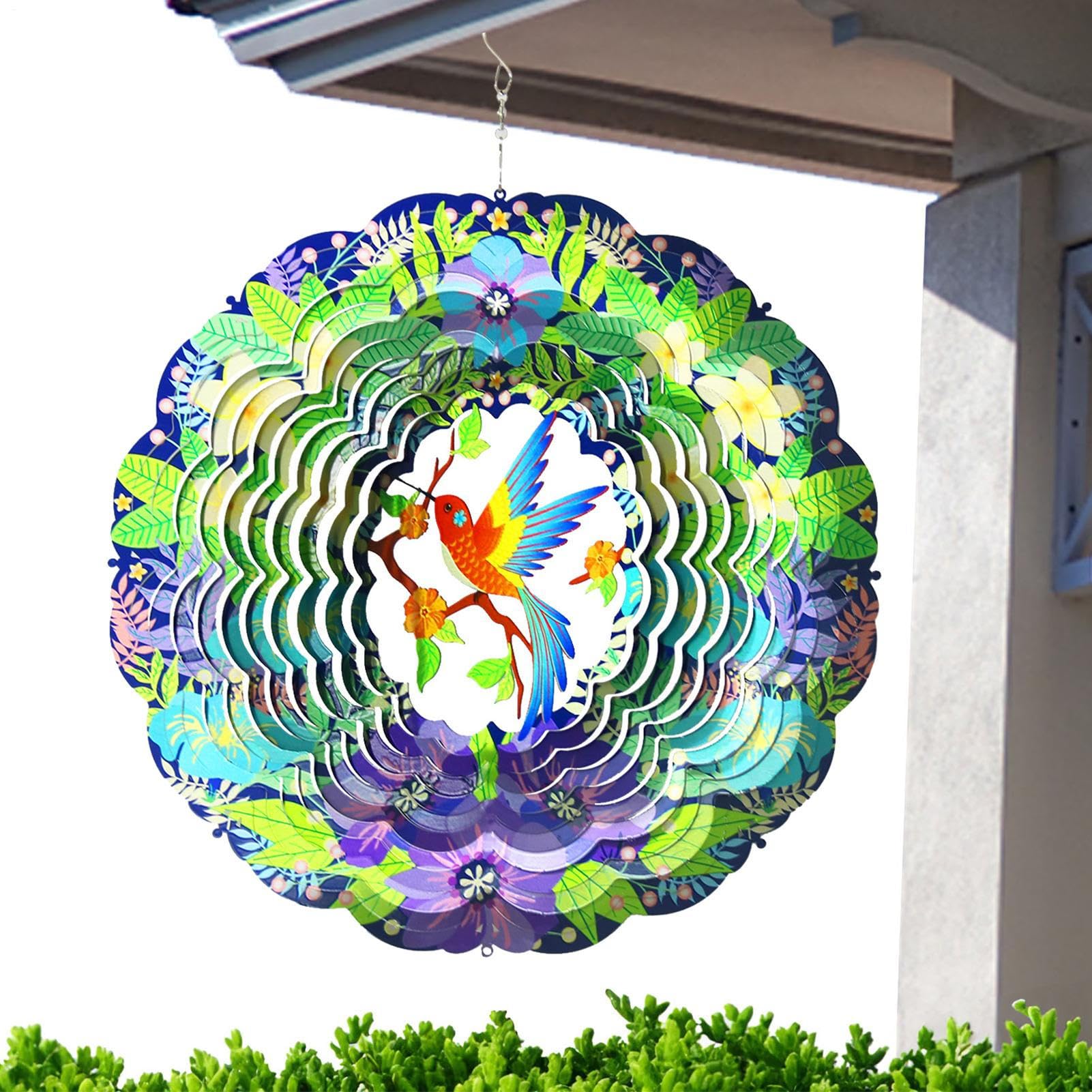 Hummingbird wind spinner décoration de Noël idéale et cadeau poétique pour le jardin