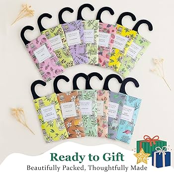 Amazon.com: ROSE COTTAGE Large 12 Packs Jasmine Hanging Closet