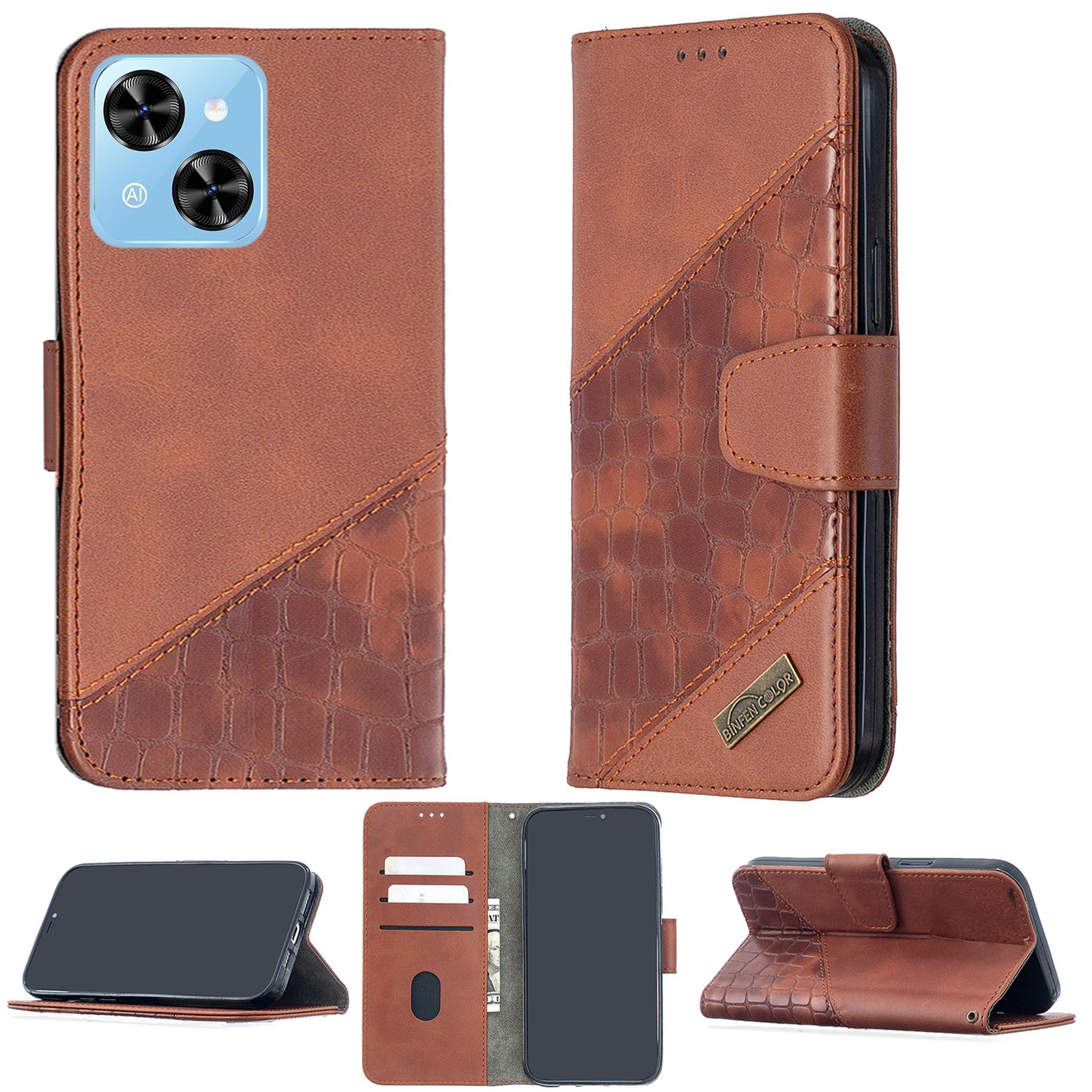 Kinetijy Custodia per Huawei Mate 70 Air Case Custodia [ con 9H HD Vetro Temperato] Cover Supporto PC + Silicone JSZ-ZDL