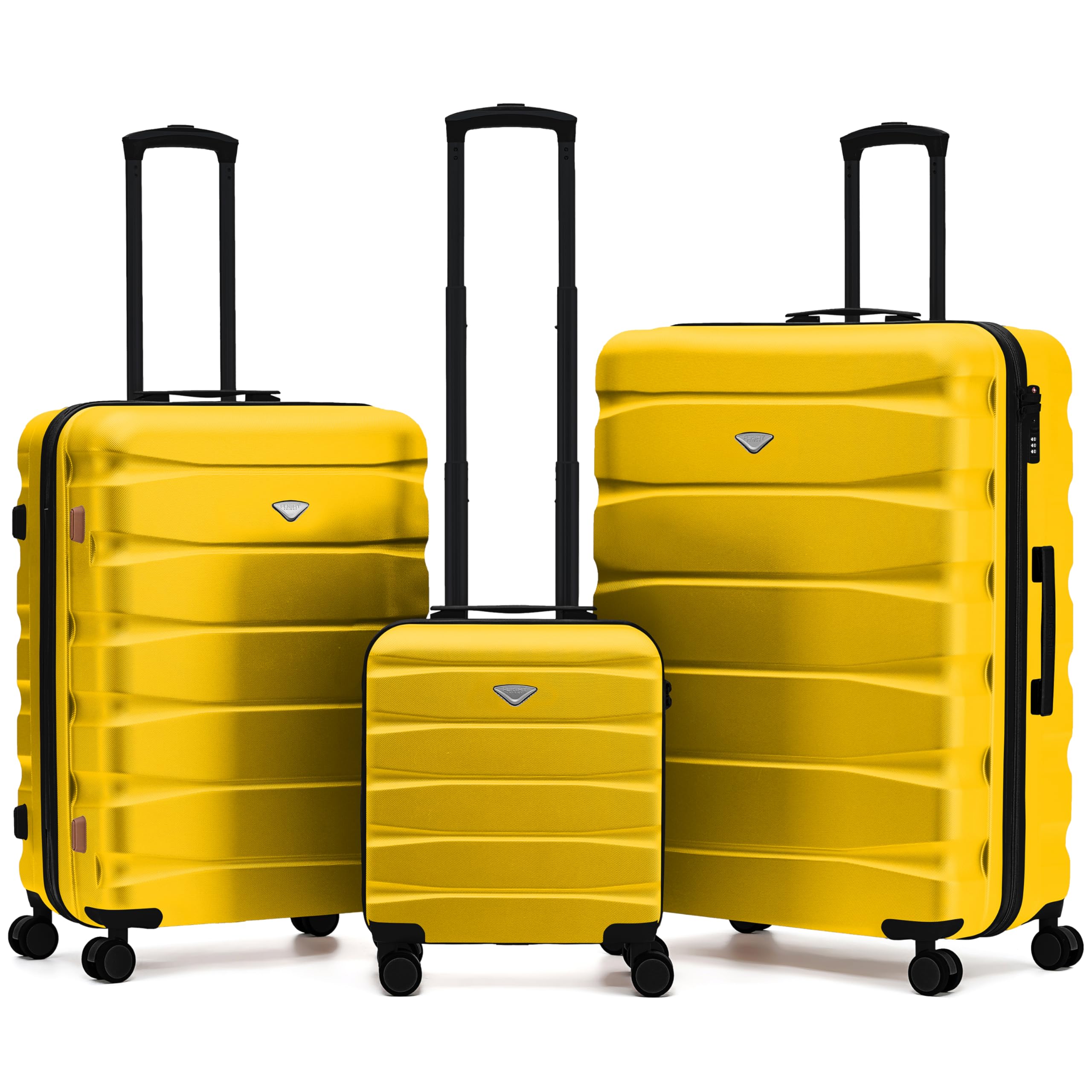 Flight Knight Underseat Cabin Suitcase 45x36x20cm | Free Hand Luggage for EasyJet & Wizz Air | Lightweight ABS Hard Shell with 8 Silent-Glide Spinner Wheels | Max Space Travel Bag — view 137