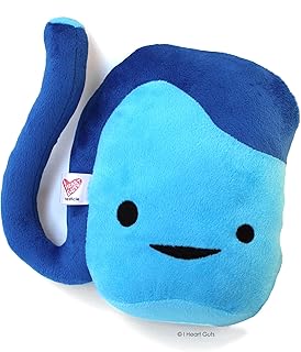 I Heart Guts Testicle Plush - Having a Ball - 9" Blue Balls - Testicular Cancer Gift Stuffed Toy