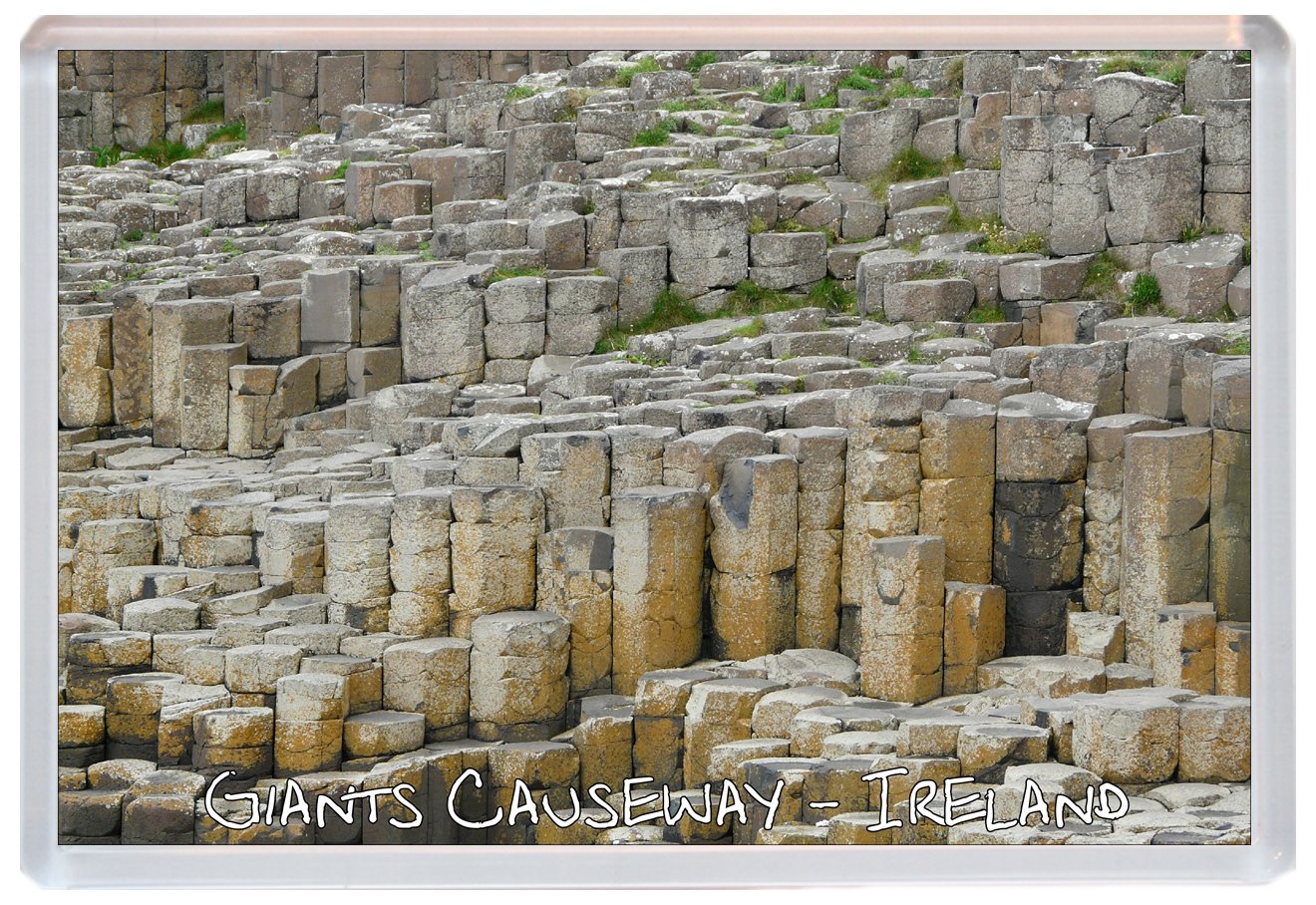 Giants Causeway - Ireland - Jumbo Fridge Magnet Gift/Souvenir/Present