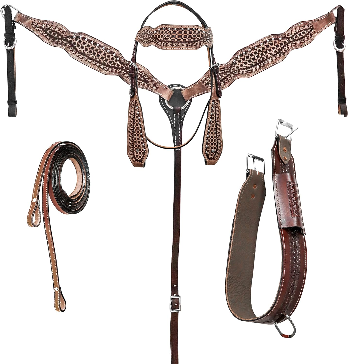 Horse Saddlery IMPEX Handmade Western Premium Leather Barrel Racing
