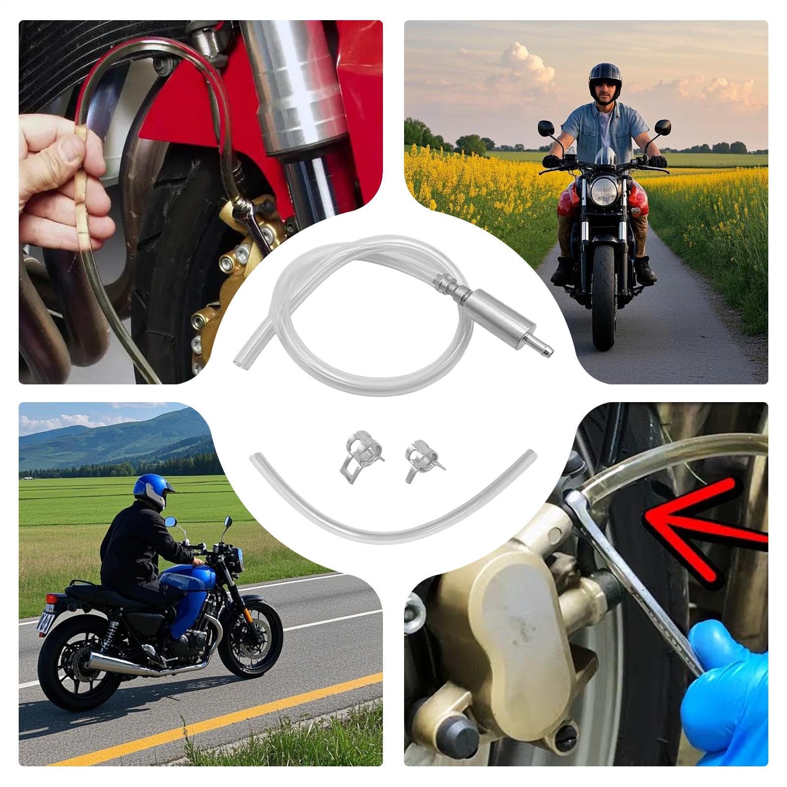 Wąż odpowietrzający hamulca, sprzęgło motocyklowe, wąż odpowietrzający hamulca, szczelny wąż odpowietrzający, narzędzia hamulcowe do naprawy i konserwacji samochodów ciężarowych, samochodów