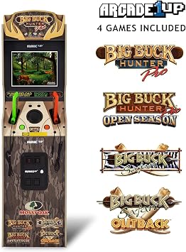 ARCADE1UP Big Buck Hunter Mossy Oak Deluxe Arcade Machine