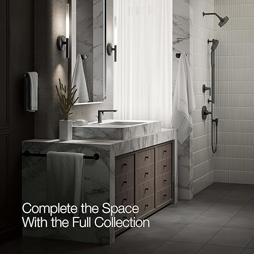 Miniatura 8 de KOHLER Grifo de lavabo de baño de una sola manija compuesto con manija de palanca