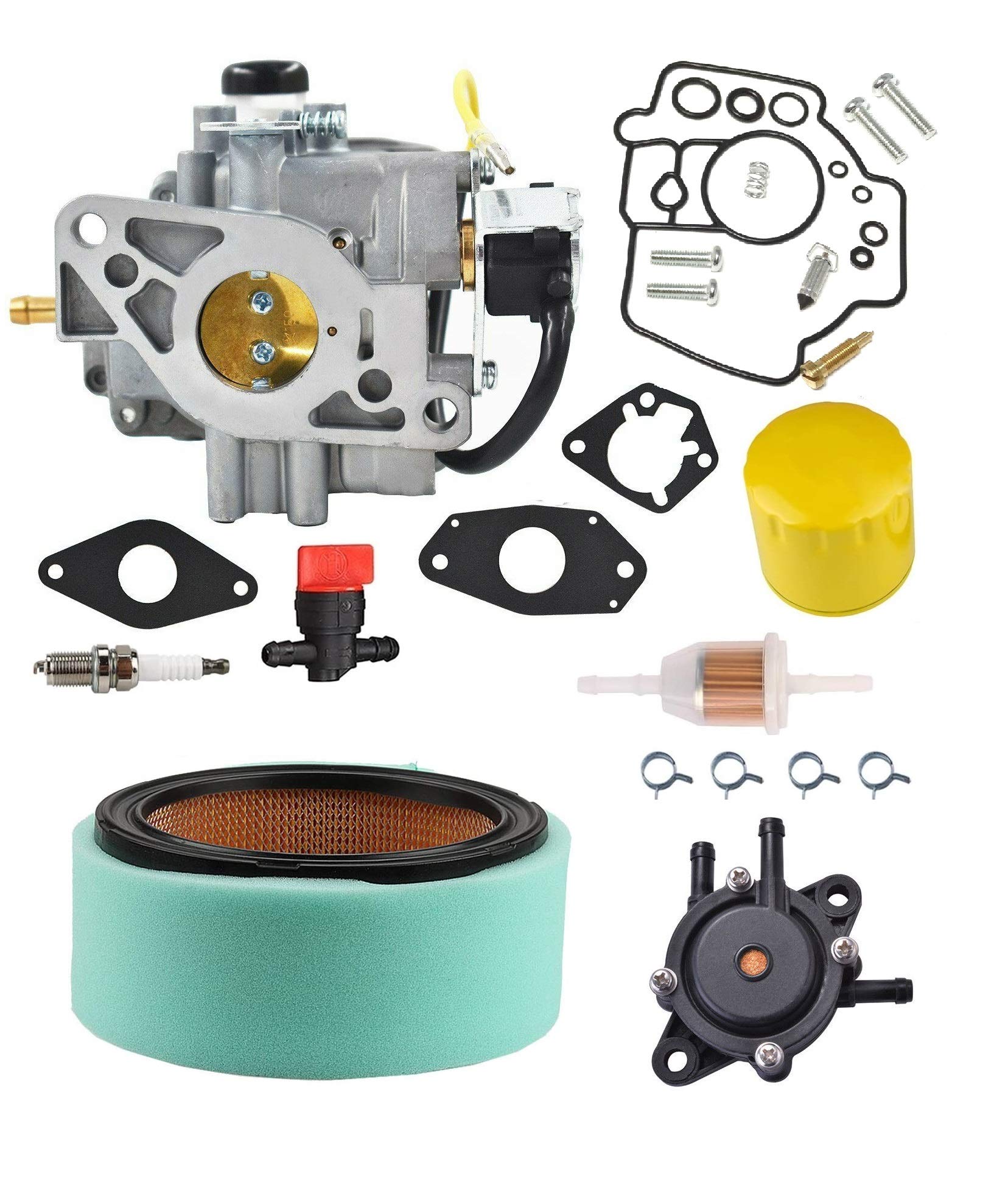 MDAIRCCarburetor For Kohler CH20 CH22 CH25 CH26 CH670 CH730 740 25HP 27HP 24-853-34-S, 24-853-162-S, 24-853-93-S (FULL PACK)