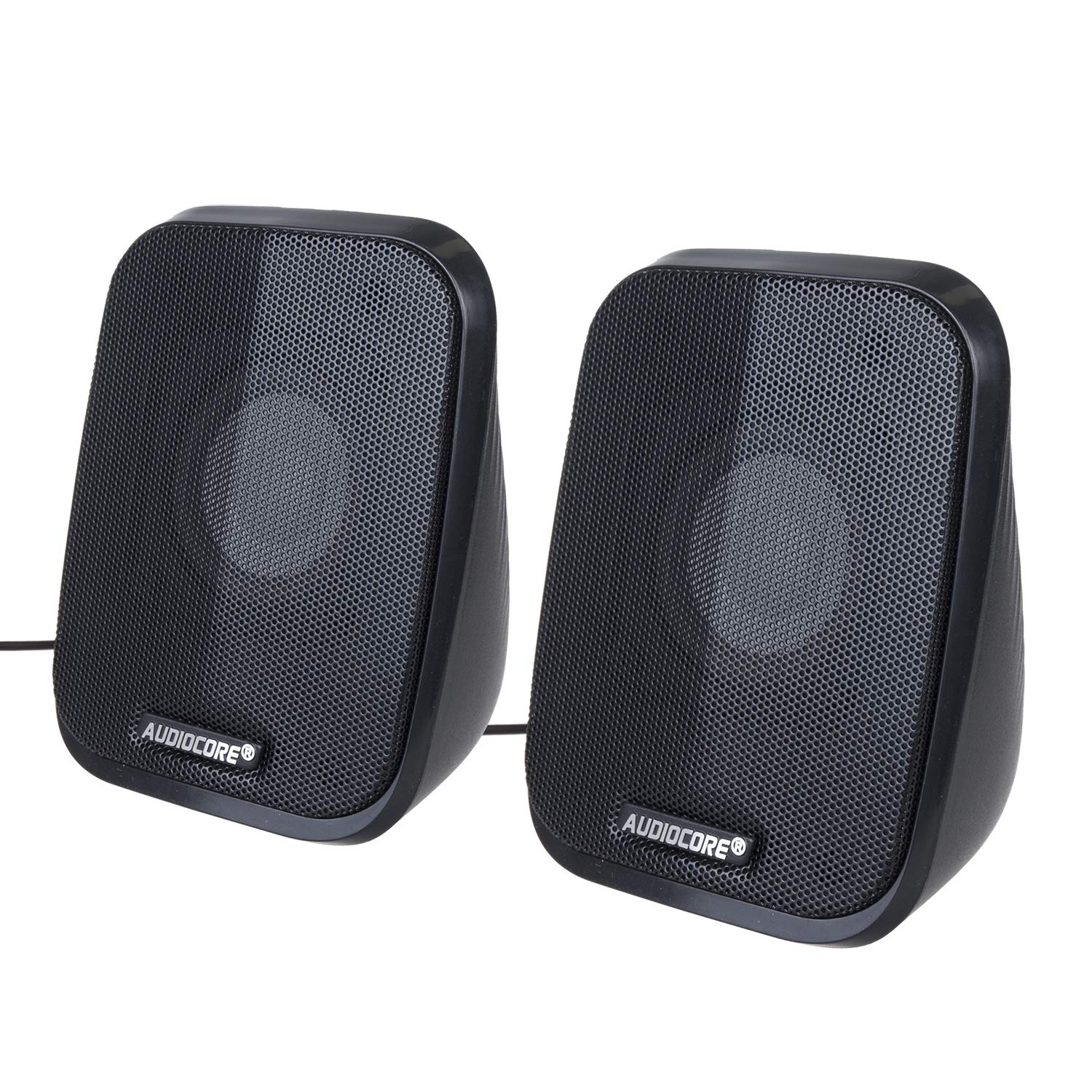 Audiocore AC835 2.0 głośnik stereo z oświetleniem LED do komputera, laptopa, smartfona, 2 x 3 W, RMS USB AUX, kompaktowy