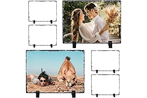 Personalized Rectangular Slate Picture Frame - Sublimation Blanks