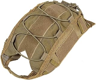 OneTigris Helmet Cover ZKB05 for Ops-Core Fast PJ Helmet in Size M/L & OneTigris PJ/MH Helmet in Size M/L, Brown