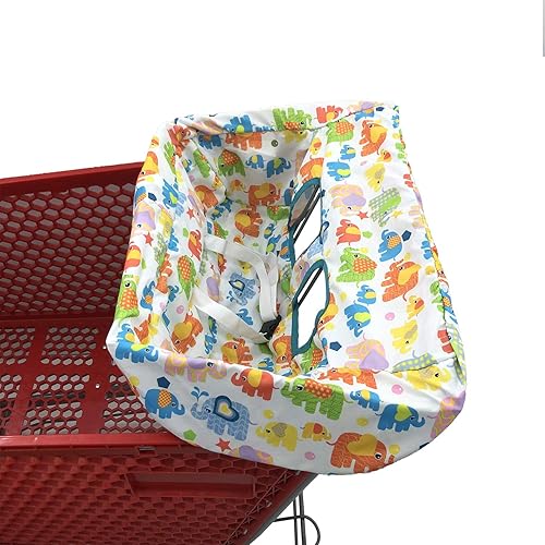 Miniatura 9 de Funda portátil para carrito de compras, fundas para silla alta y carrito de comestibles para bebés, niños, bebés y niños pequeños, bolsa de