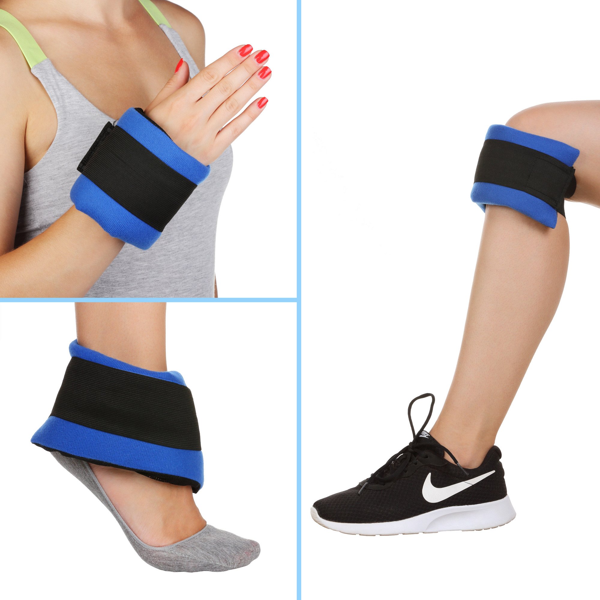 Ice Pack Wrap with Elastic Strap by Labs Hot Cold Gel Pack