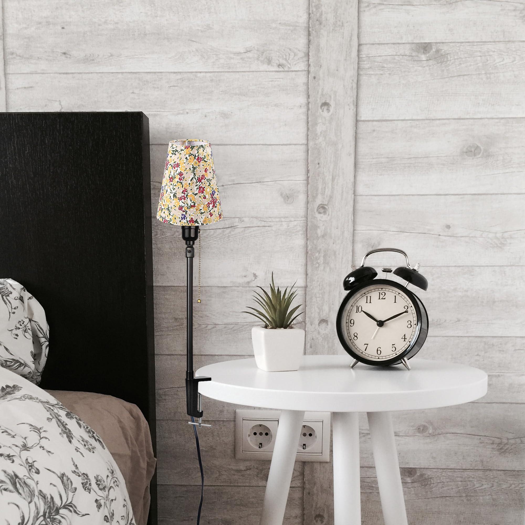 Modern Klemmleuchte,1 Packung Leselampe mit 2,5 m Kabel, Dimmbar Nachttischlampe,Augenpflege Schreibtischlampe für Heimgebrauch Büro, E27 Lampenhalterung - DZ0375I
