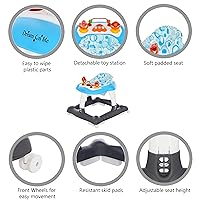 Vista 4 de Dream On Me, Andador para bebés Explorer, azul