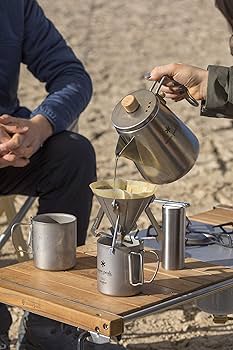 Snow Peak's Ti-Double 450 Mug, Japanese Titanium, Made in