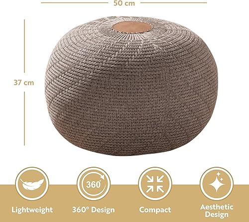 Miniatura 2 de English Home Reposapiés otomano, decoración de habitación, decoración del hogar, decoración de dormitorio, ideal para sala de estar, cómodo puf,