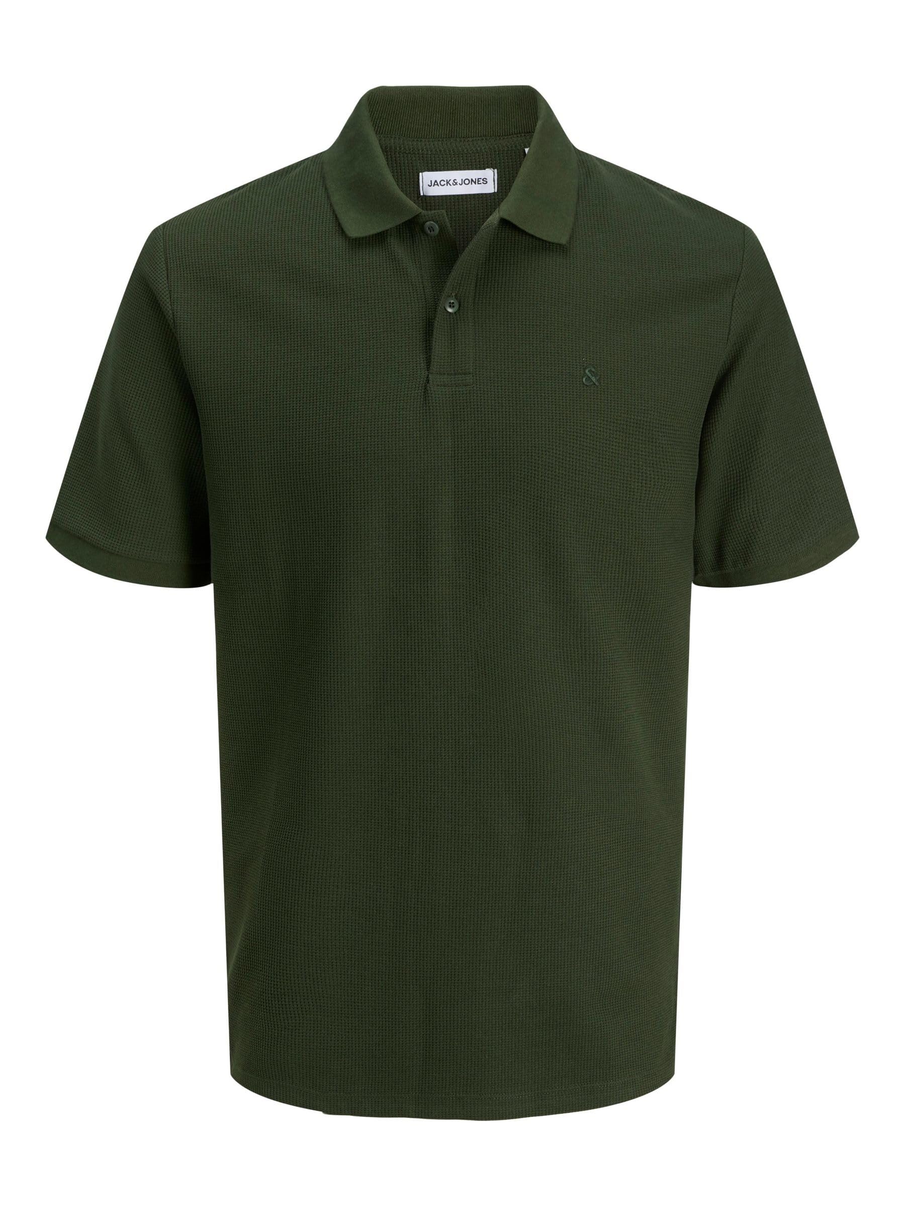 JACK & JONES Jjeaustin Polo SS Noos, Green (Duffel Bag), M