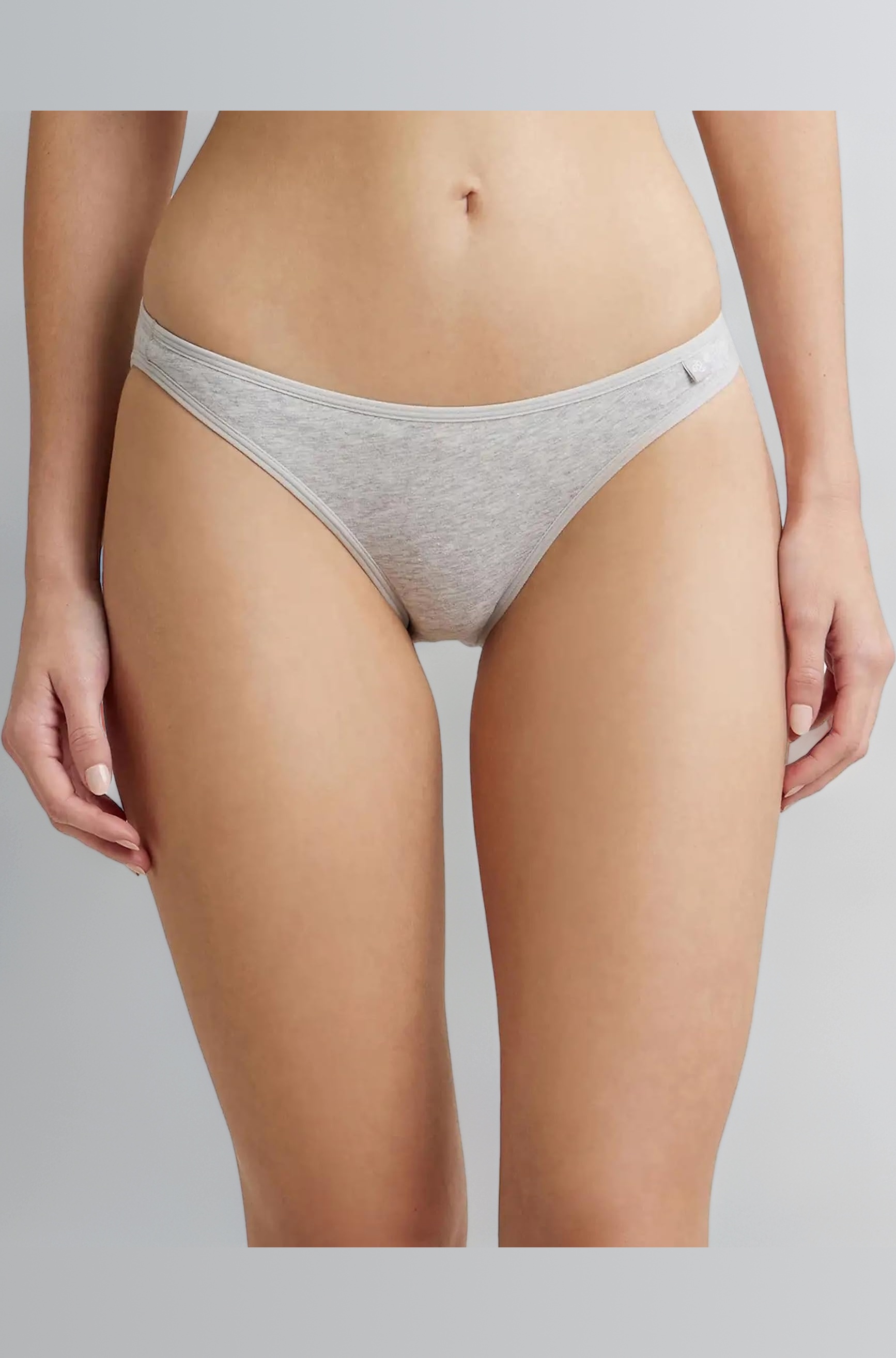 SS02 Women's Super Combed Cotton Elastane Stretch Low Waist Bikini with Concealed Waistband and Stay Fresh Treatment