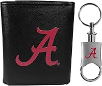 Vista 13 de Siskiyou Sports Leather Tri-fold Wallet & Valet Key Chain