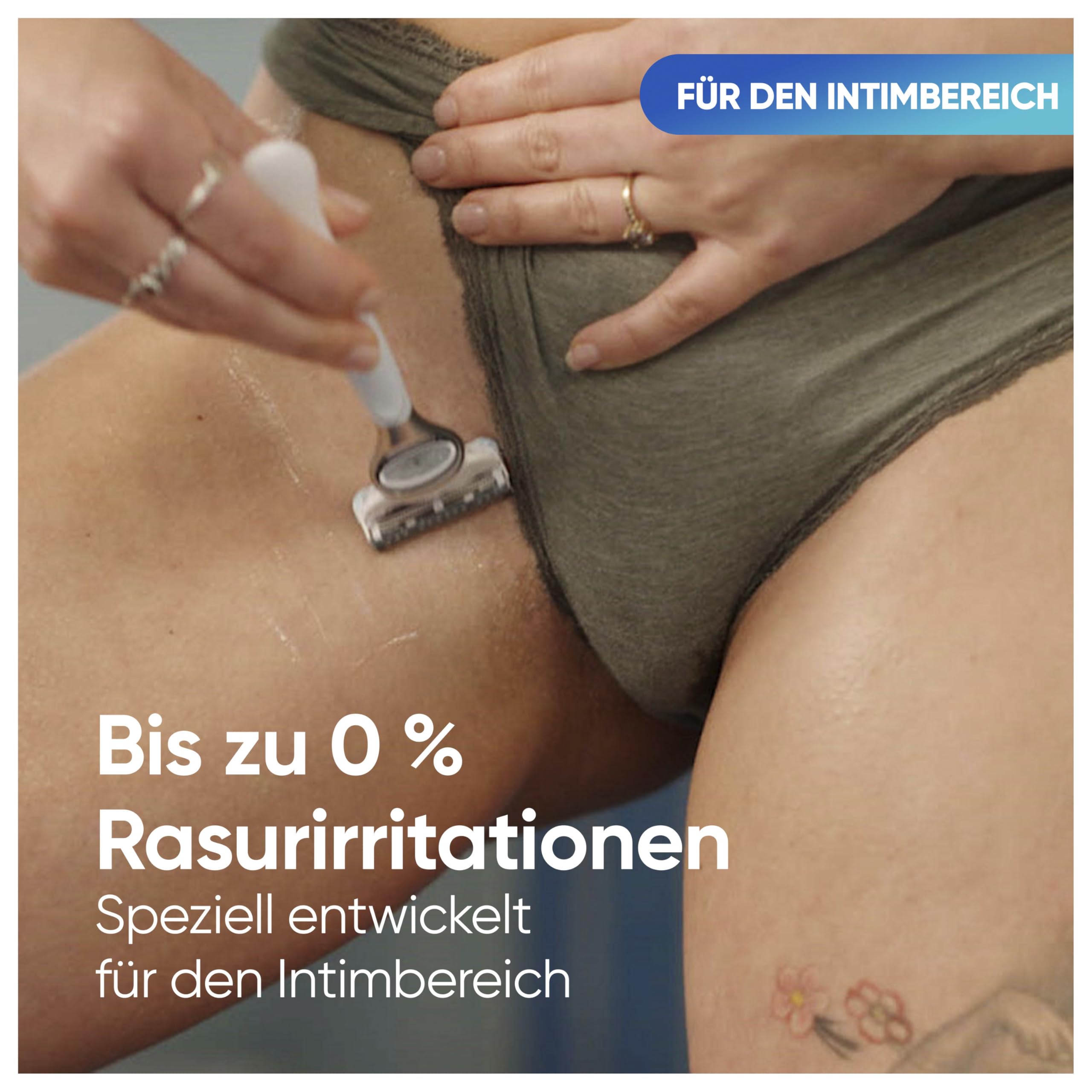 Gillette Venus Damen Rasierklingen — 12 ORIGINAL Ersatzklingen für Damen Nassrasierer, Damenrasierer für den Intimbereich — Kompatibel mit Venus Intimrasierer
