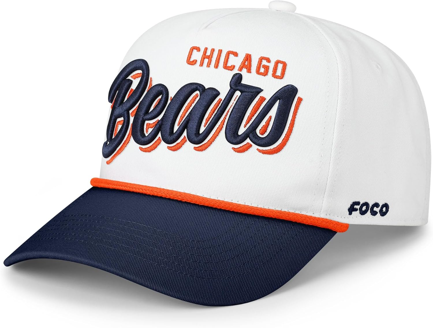FOCO NFL Mens NFL Team Logo Monty Script Marquee Rf Hat Caps