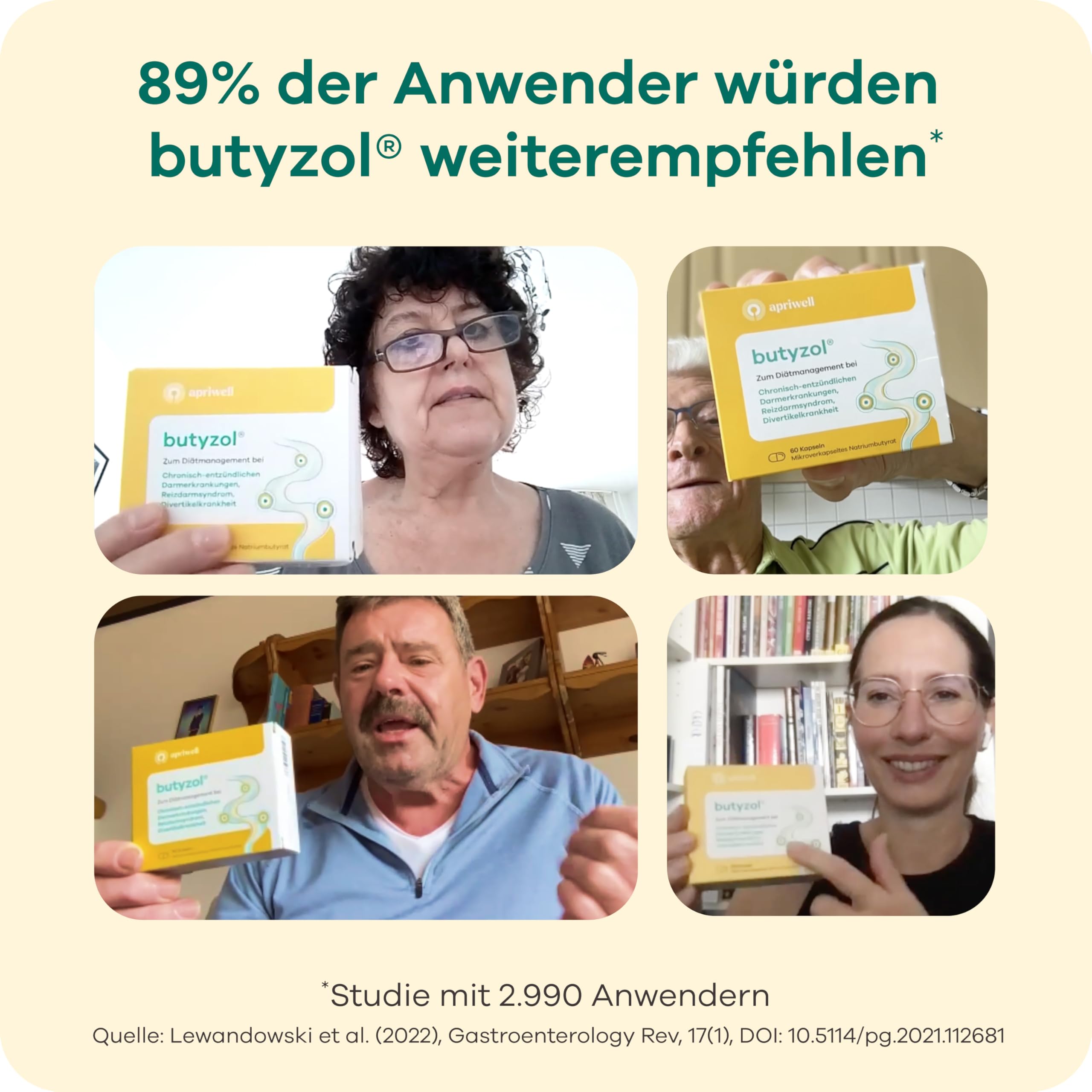 Butyzol Mikroverkapseltes Natriumbutyrat 60 Kapseln – Bei Reizdarmsyndrom, Divertikelkrankheit, Morbus Crohn, Colitis ulcerosa – Patentiert & Wirksamkeit durch Studien belegt