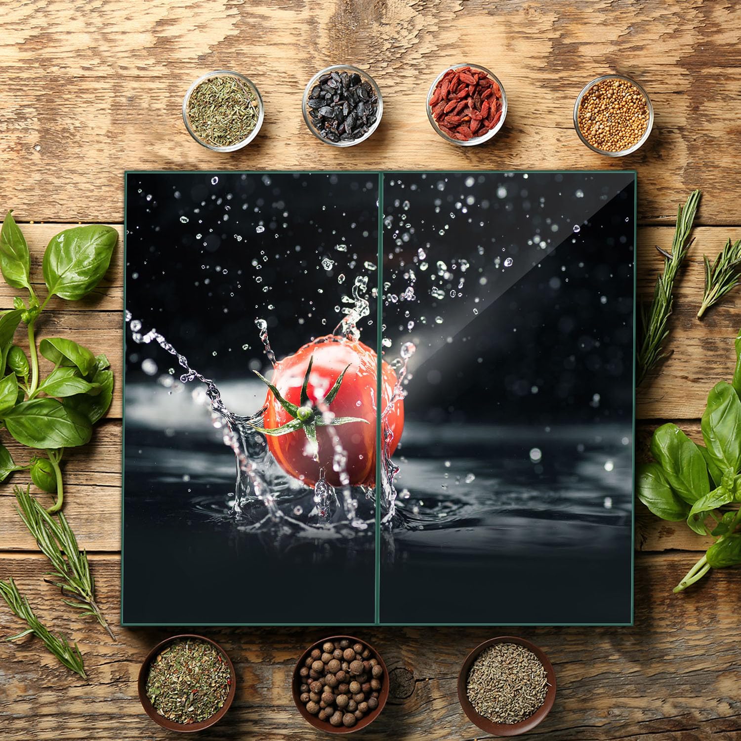 TMK - Copri Piano Cottura Induzione 60x52 Cm Copertura Per Piano Cottura In Vetroceramica 1 Pezzi Universale - Foto 12