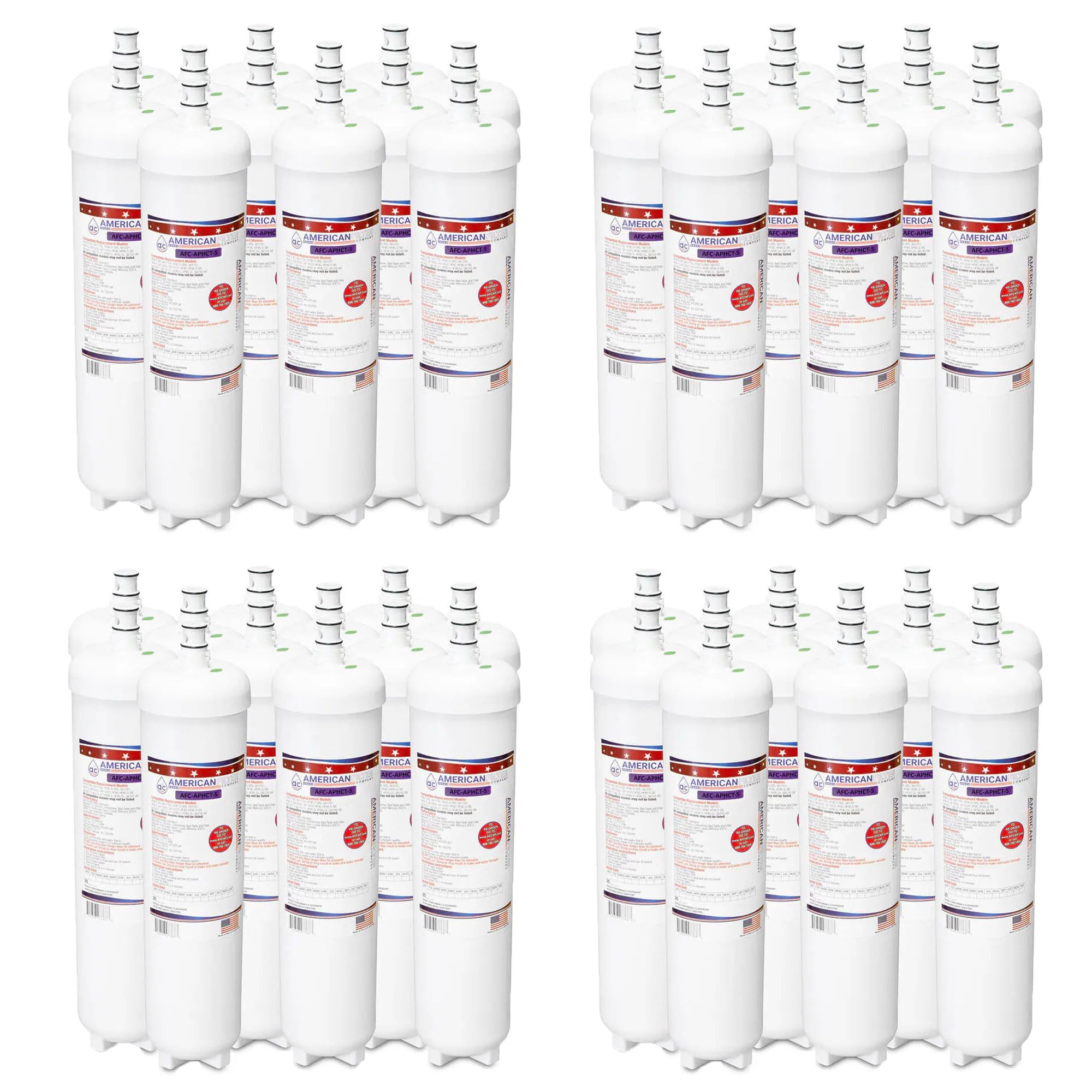 American Filter Company Model AFC-APHCT-S Compatible with 3M R HF90-S-SR Replacement Water Filter Cartridge - 48 Pack