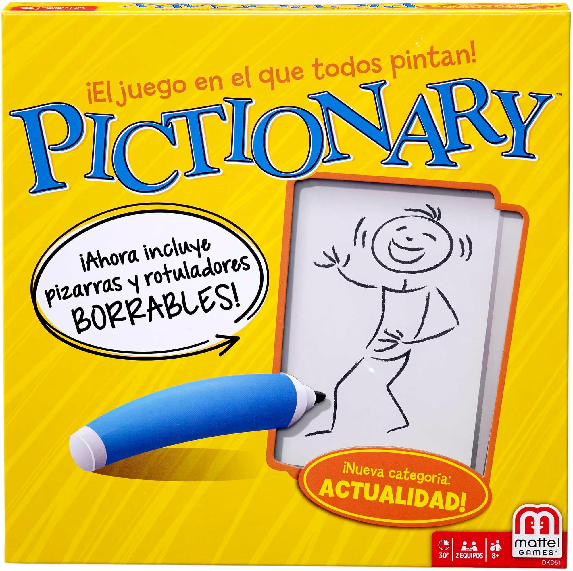 Mattel GamesPictionary, Version: Italian, DPR76