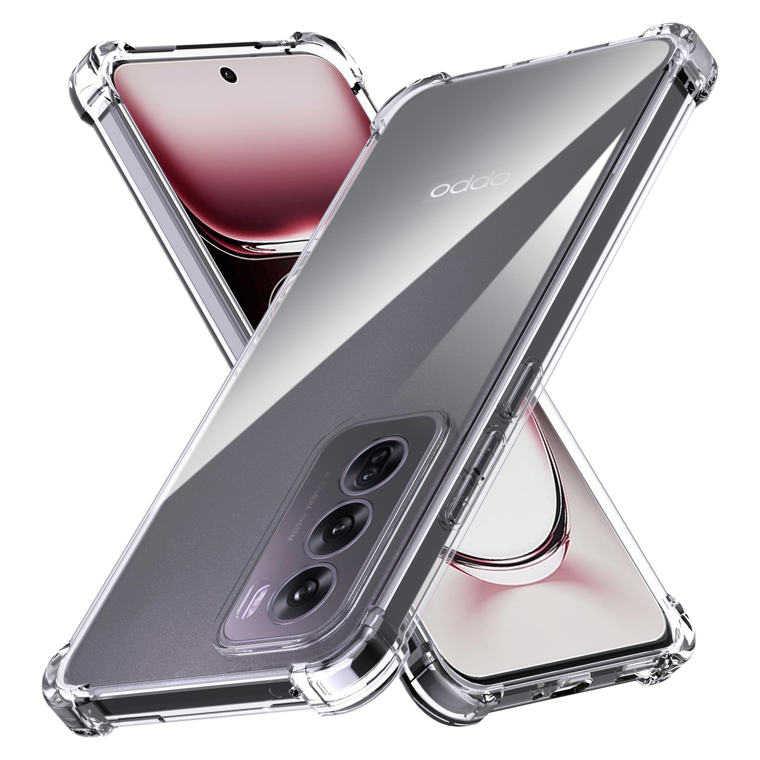 Cassby Designed for Oppo Reno 12 Pro 5G Back Cover Case Soft Silicone Back Case Cover for Oppo Reno 12 Pro 5G (Transparent) (B0DC3WKTFZ) Amazon Price History, Amazon Price Tracker