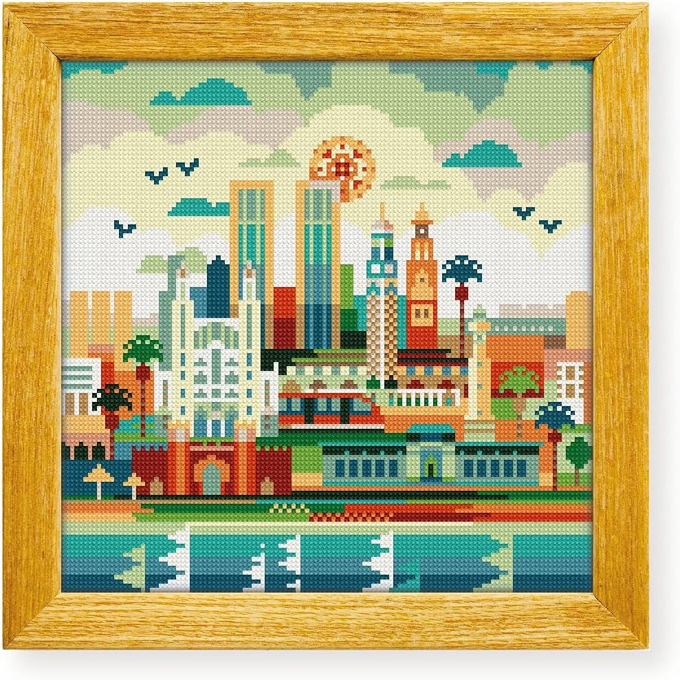 Awesome Pattern Studio Casablanca DS914, Diamond Painting Kit, Diamond Art Kits for Adults, Full Drill 5D Diamond Dots Kits. All Items Included.