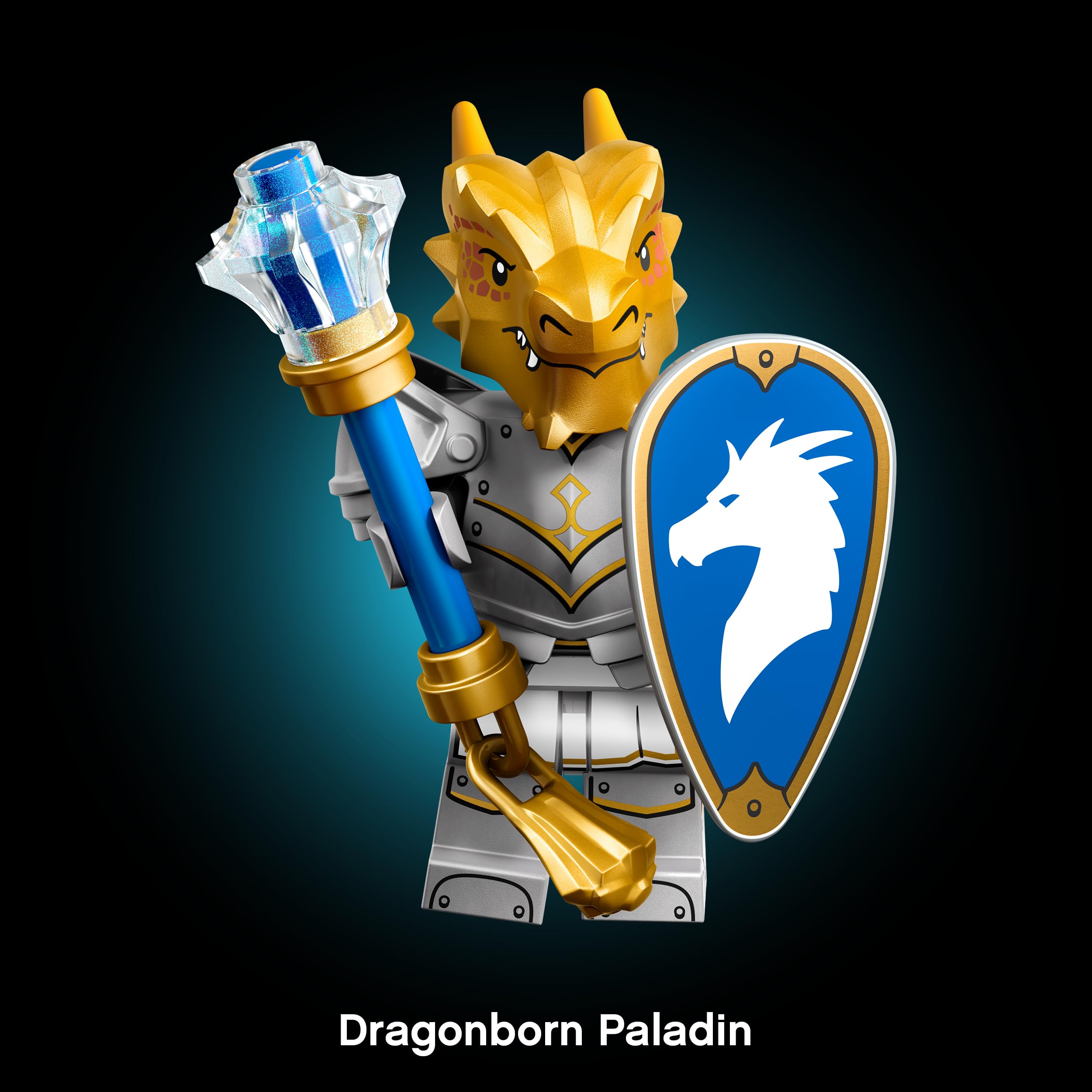 Lego Dungeons & Dragons Mini Figures Series: Dragonborn Paladin (Dragon Blossom Paladin) - Image 2