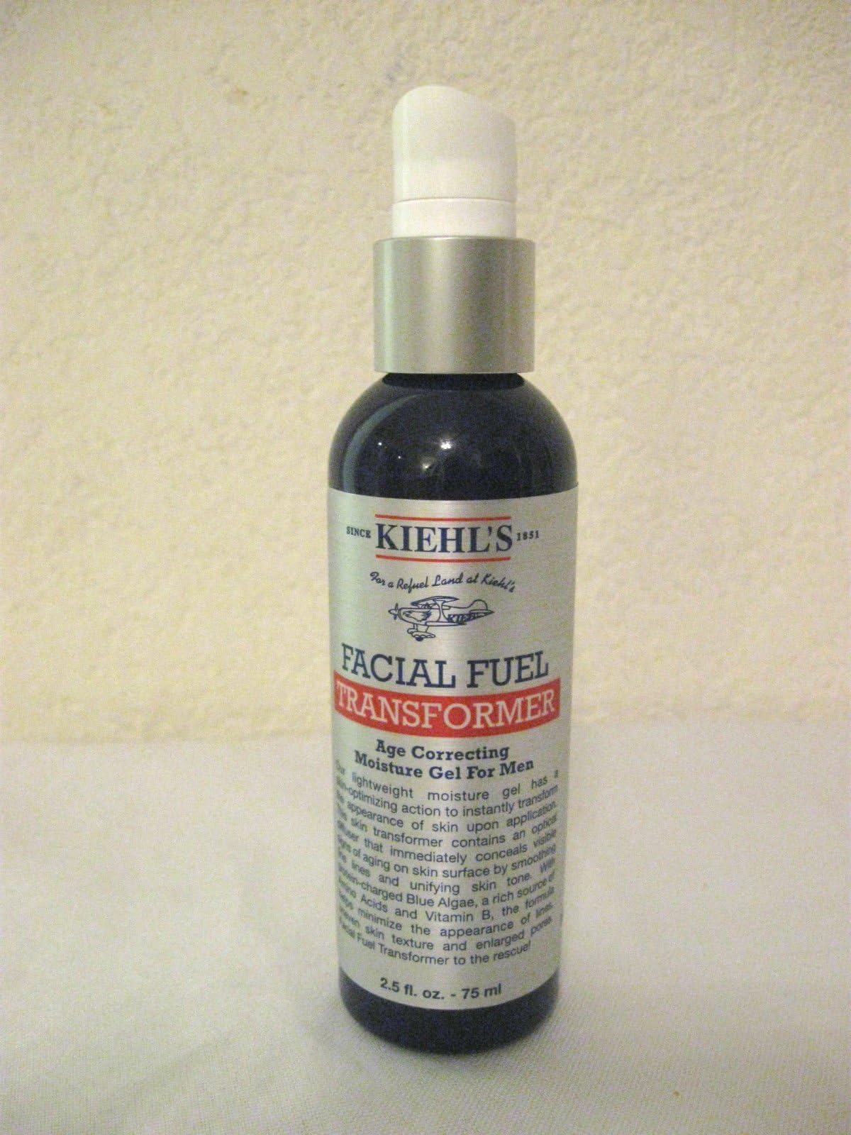 Kiehls Facial Fuel Transformer Age Correcting Moisture Gel for Men 75ml 2.5oz