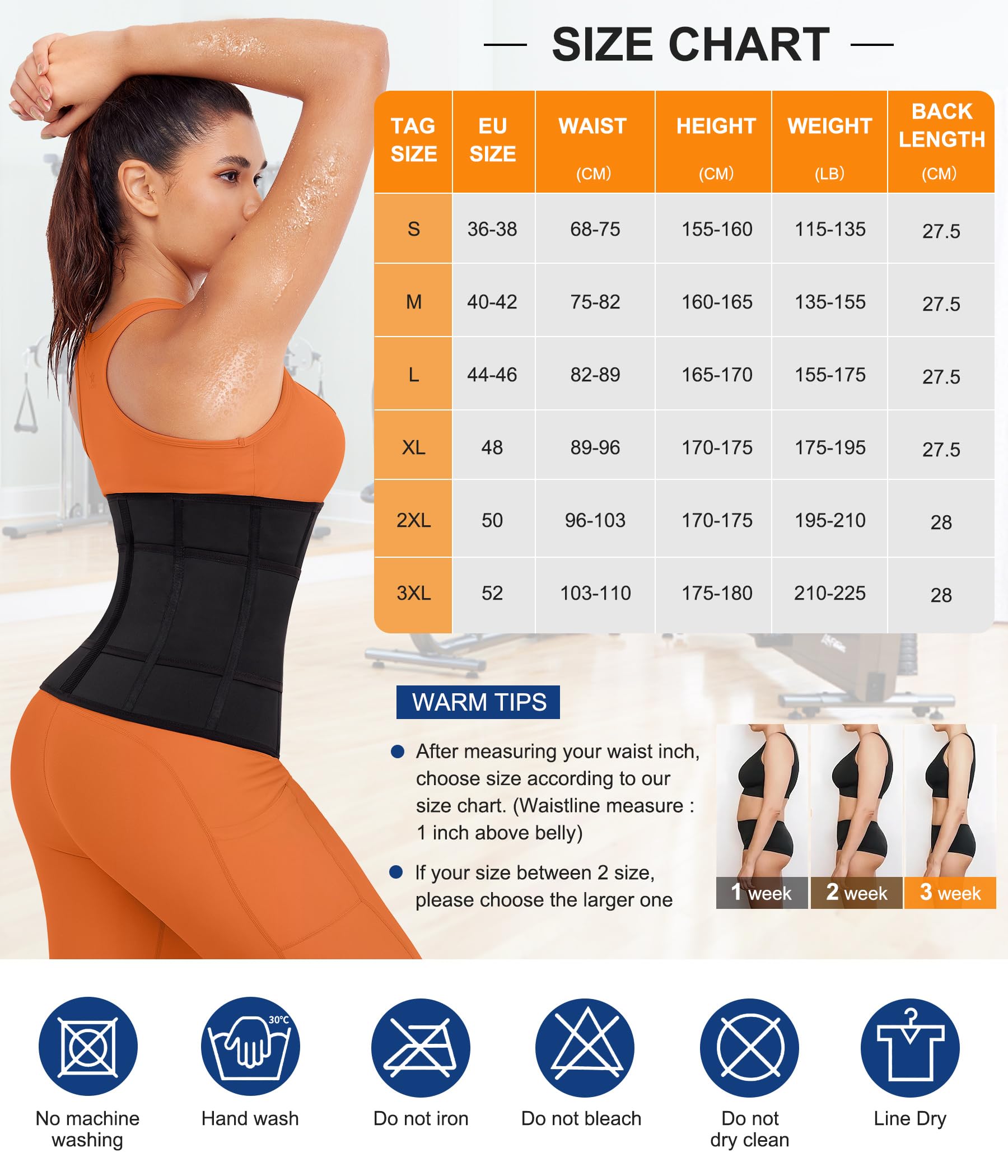KUMAYES Donna Fascia Addominale Dimagrante Sport Waist Trainer Corsetto Regolabile Sauna Belt Snellente Pancia Regolabile Allenamento