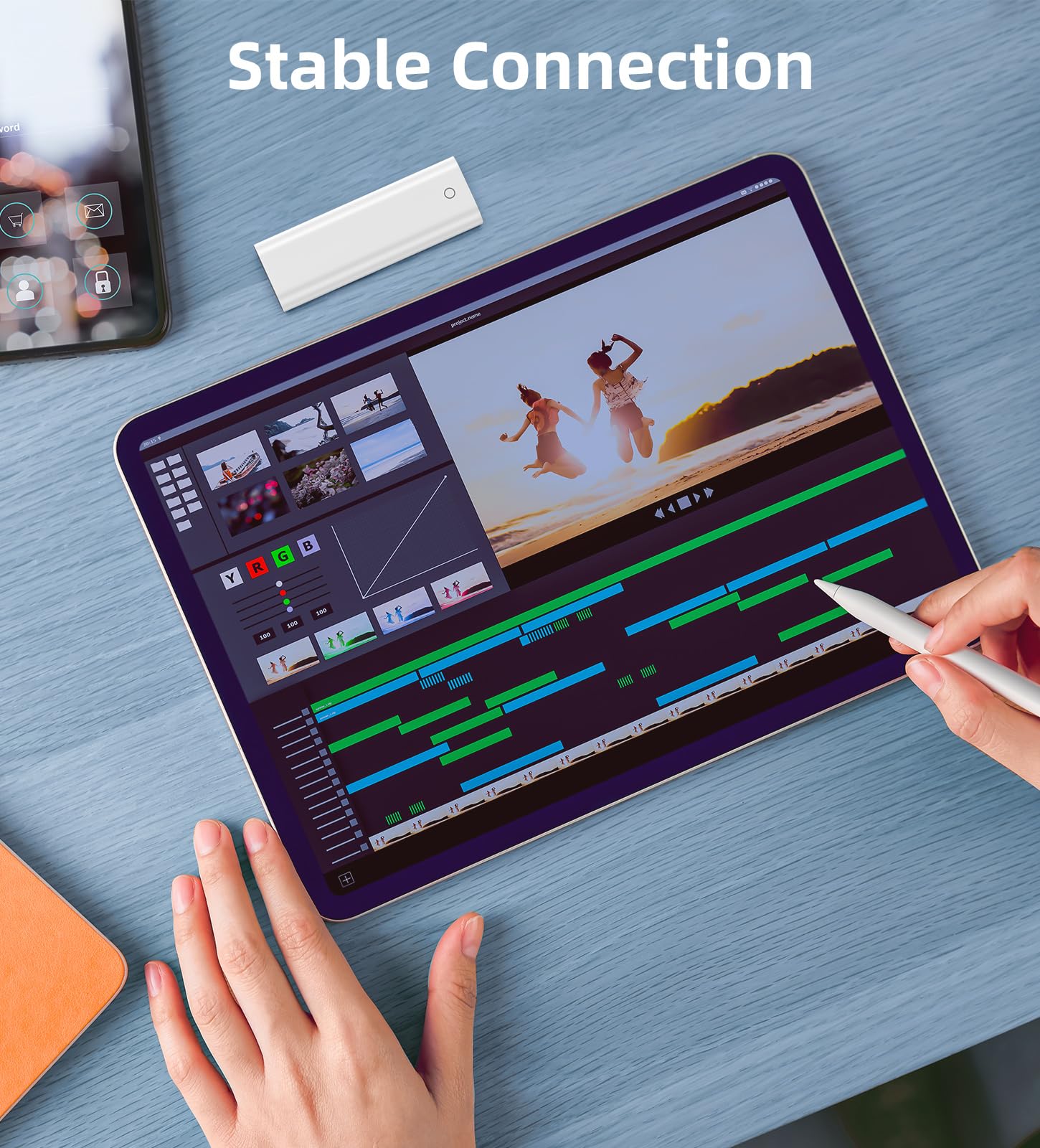 TiMOVO Adattatore Caricatore USB C per Apple Pencil 1a Generazione, Connettore da Lighting a USB C, Bianco