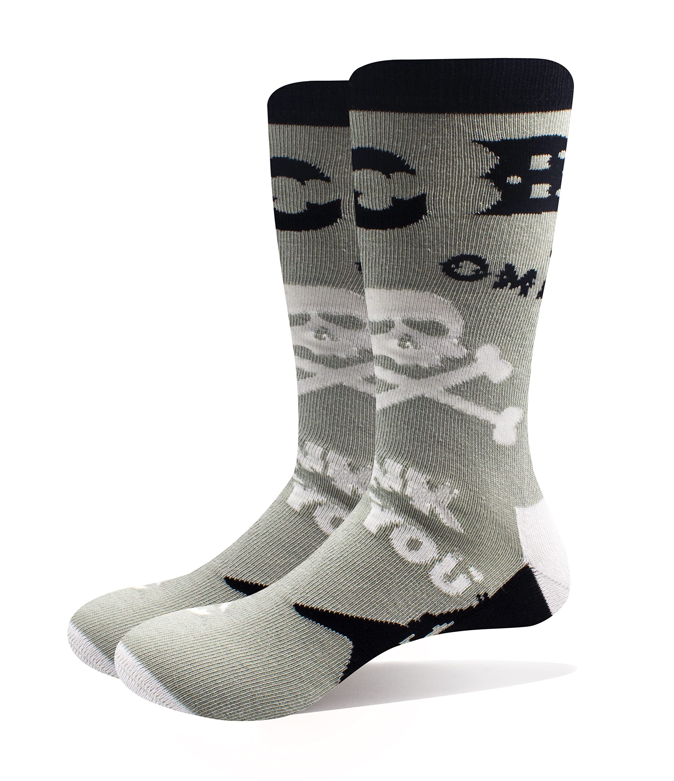 CBGB Unisex Adult Logo Socks (7 UK-11 UK) (Black/Grey/White)