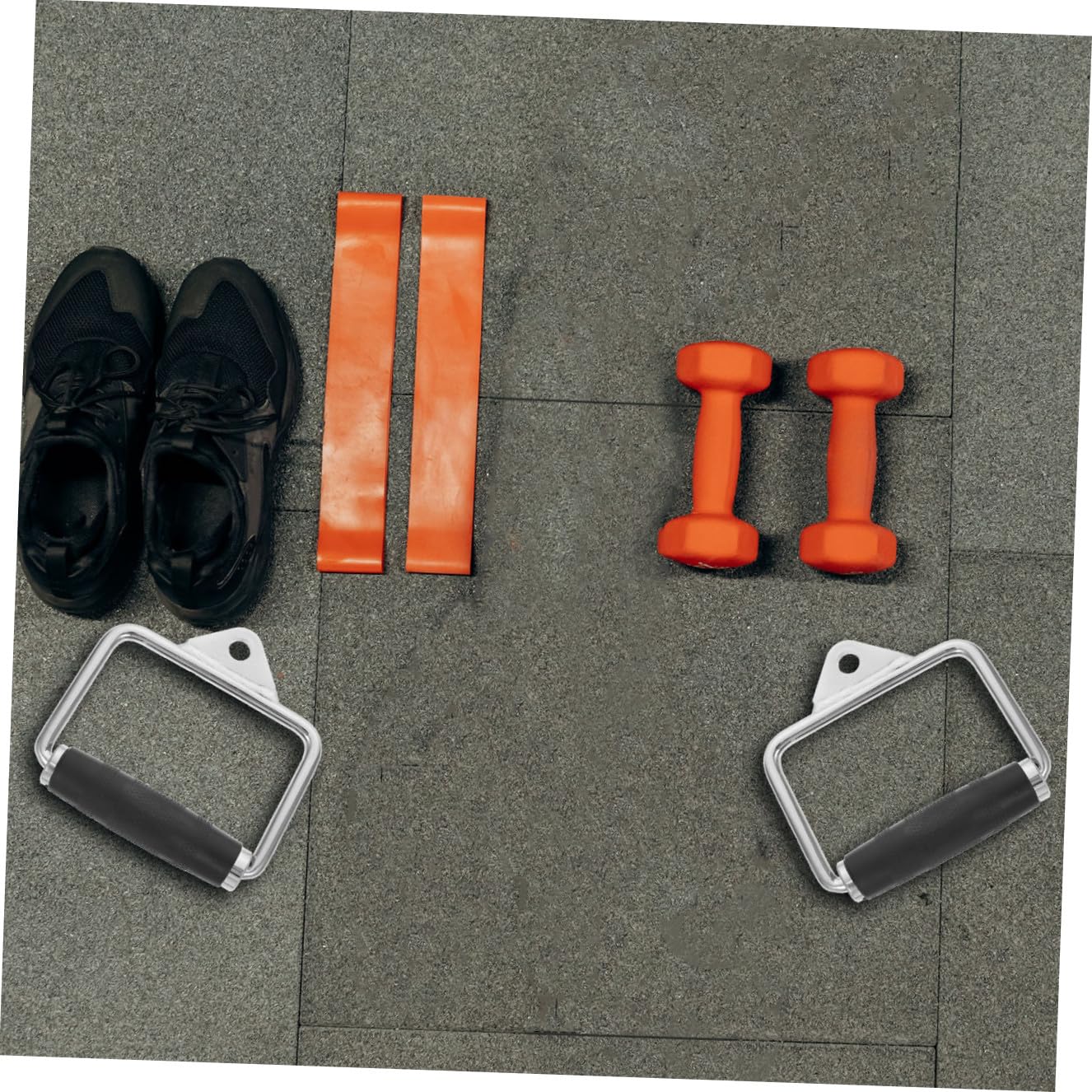 Sosoport 1pezzi Maniglia per Tirare Verso Bass Acciaio e Plastica Impugnatura Antiscivolo ed Ergonomica per Allenamento Muscolare Leggera e Portatile per Esercizi in Sospensione e Fitness