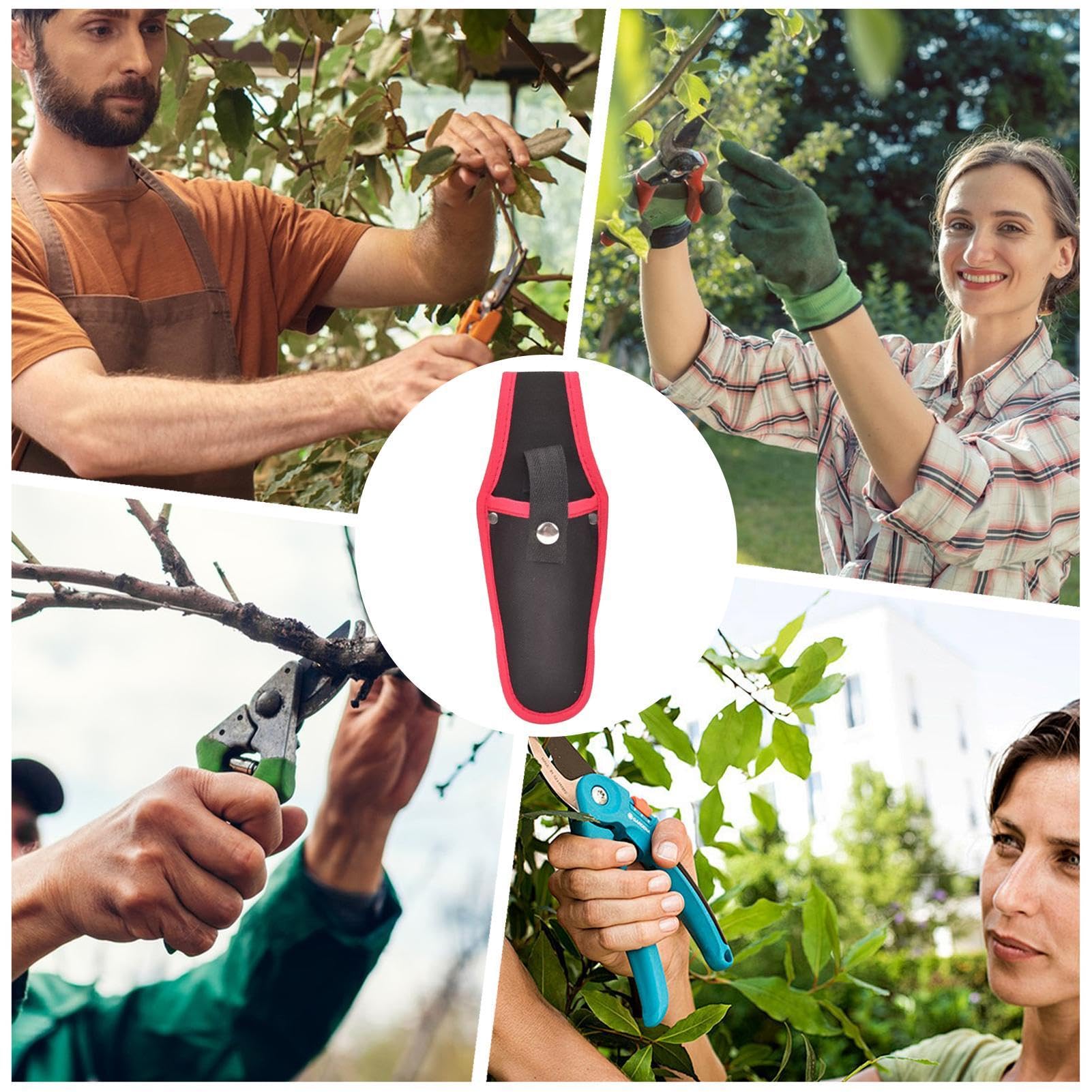 Funda para Tijeras de podar, Funda para podadora | Funda Protectora para podadora de Mano,Bolsa para Tijeras de podar, alicates de jardinería, Soporte para podadora Manual, Tijeras de jardín,