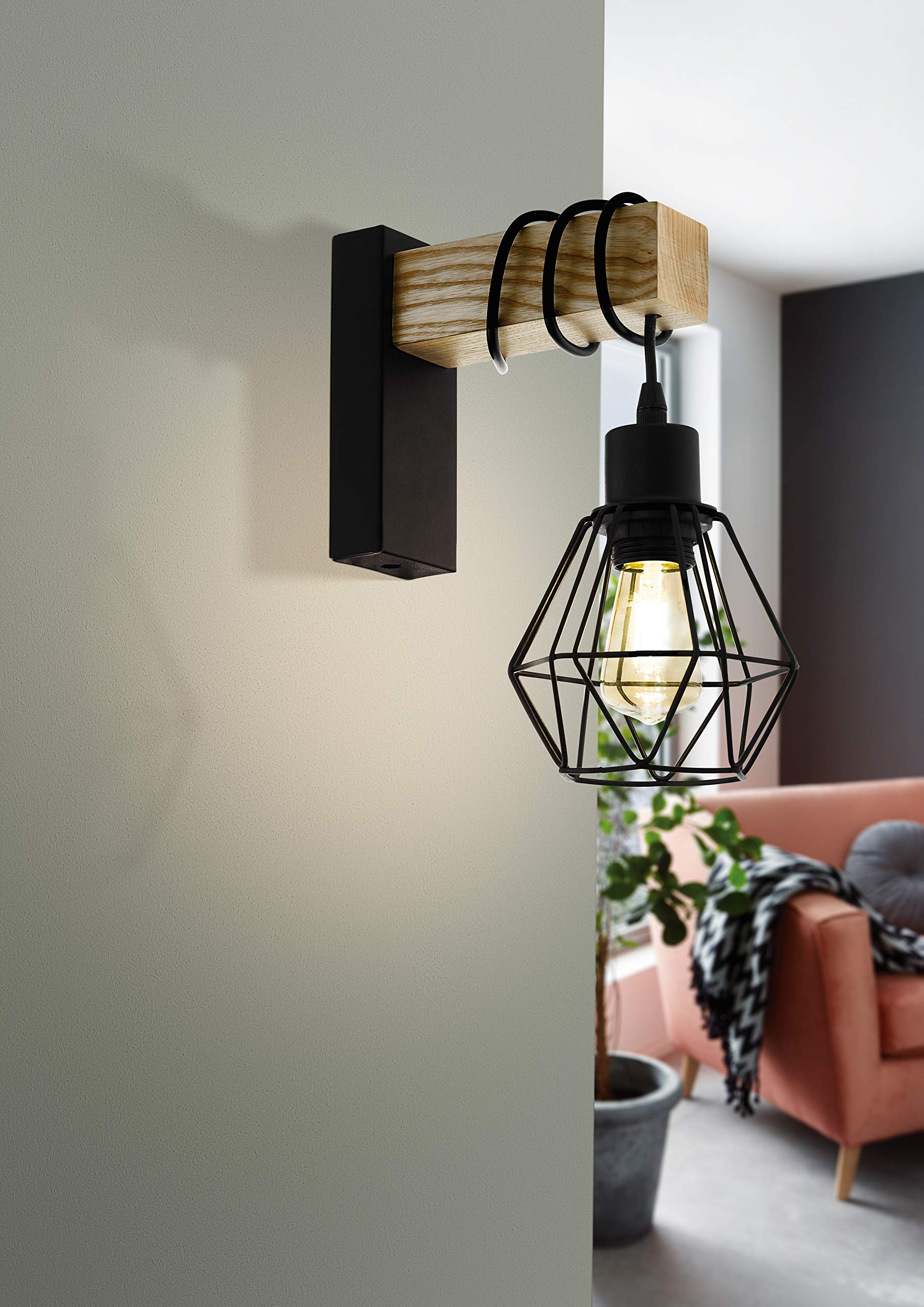 Eglo E27 LED Bulb, Amber Vintage Filament Light Bulb - Image 3
