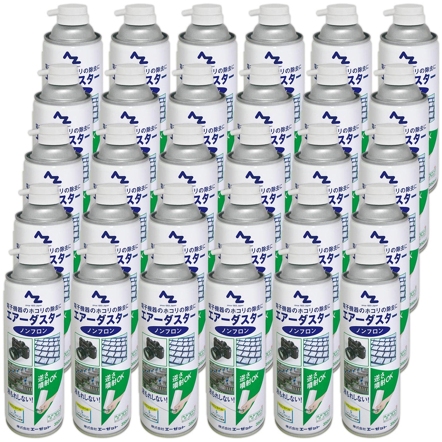 Amazon | AZ(エーゼット) エアダスター ノンフロン 350ml(943)×30本  
