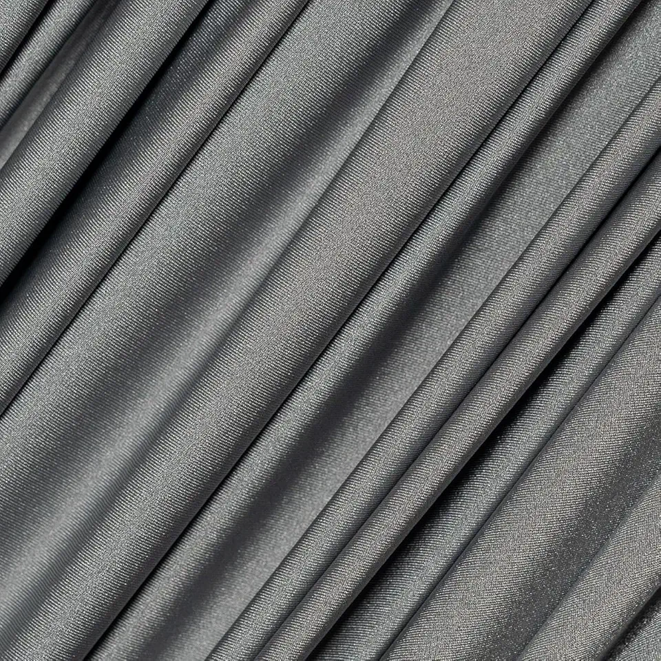Ice Fabrics Tecido De Nylon E Elastano Por Metro - Elástico Em 4 Direções Para Uso Ativo, Calças Ioga, Maiôs Toalhas Mesa, Maiô Prateado 60" Largura, 2 Metros