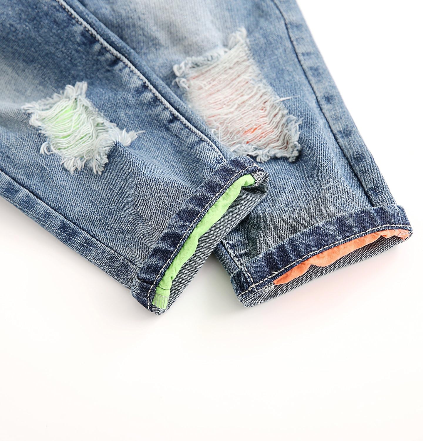 KIDSCOOL SPACE Baby Boy Girl Jean Overalls,Toddler Ripped Denim Cute Workwear: Clothing, Shoes & Jewelry