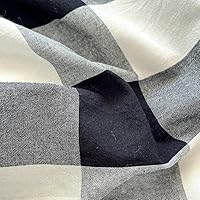 Vista 5 de FACE TWO FACE Juego de funda de edredón de 100 % algodón lavado, con textura parecida al lino, transpirable, duradero, suave, cómodo