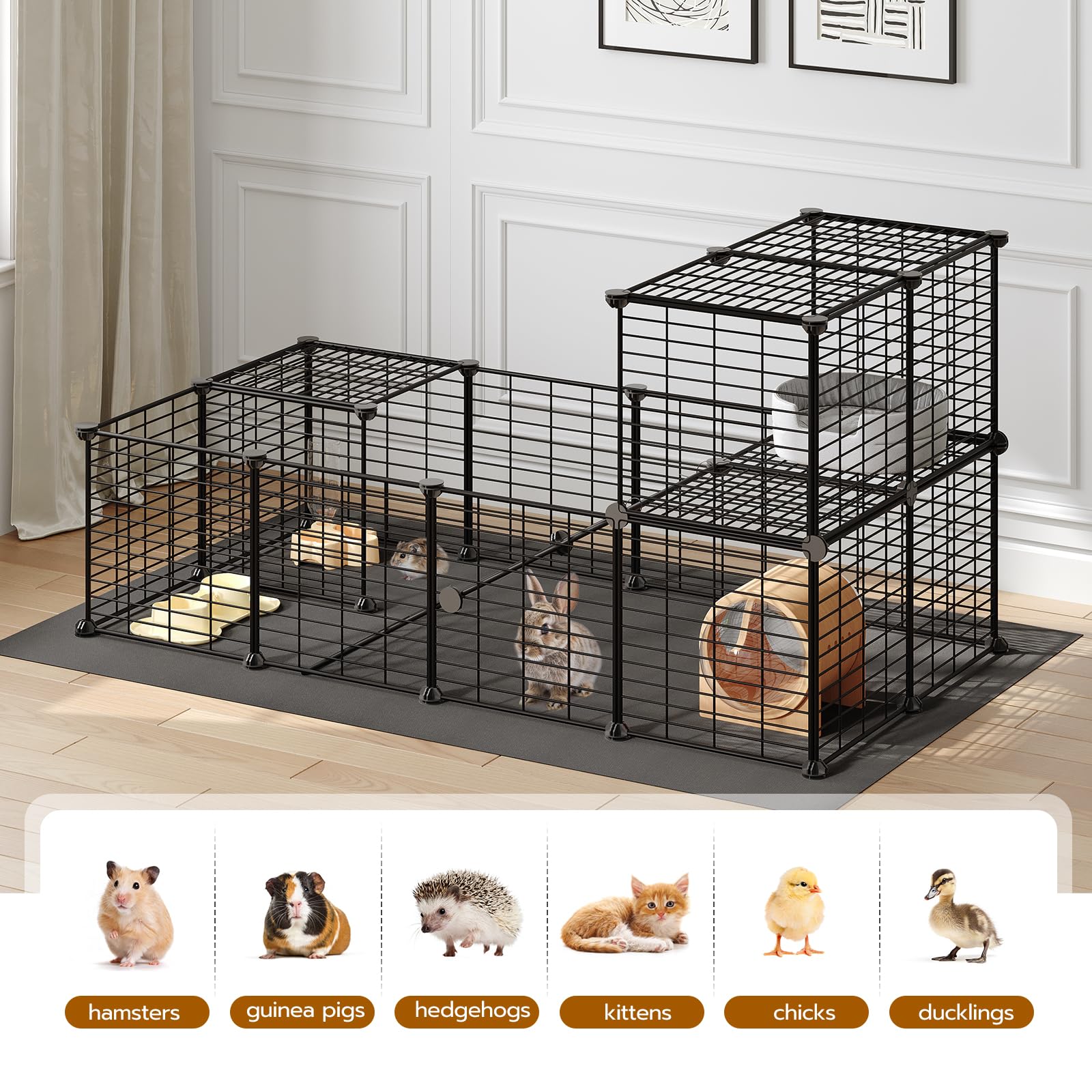 HOOBRO Guinea Pig Cage - Rabbit Playpen -6 HOOBRO Guinea Pig Cage - Rabbit Playpen -6