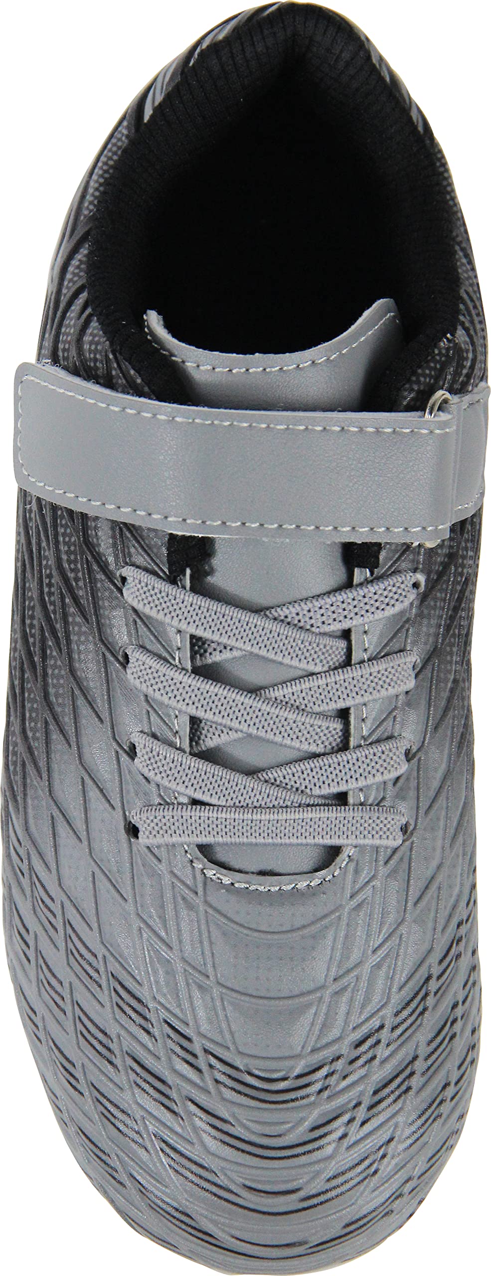 Sooneeya Kid's FG Soccer Cleats Outdoor Indoor Comfortable Athletic Shoes Grey Size 13 M US Little Kid