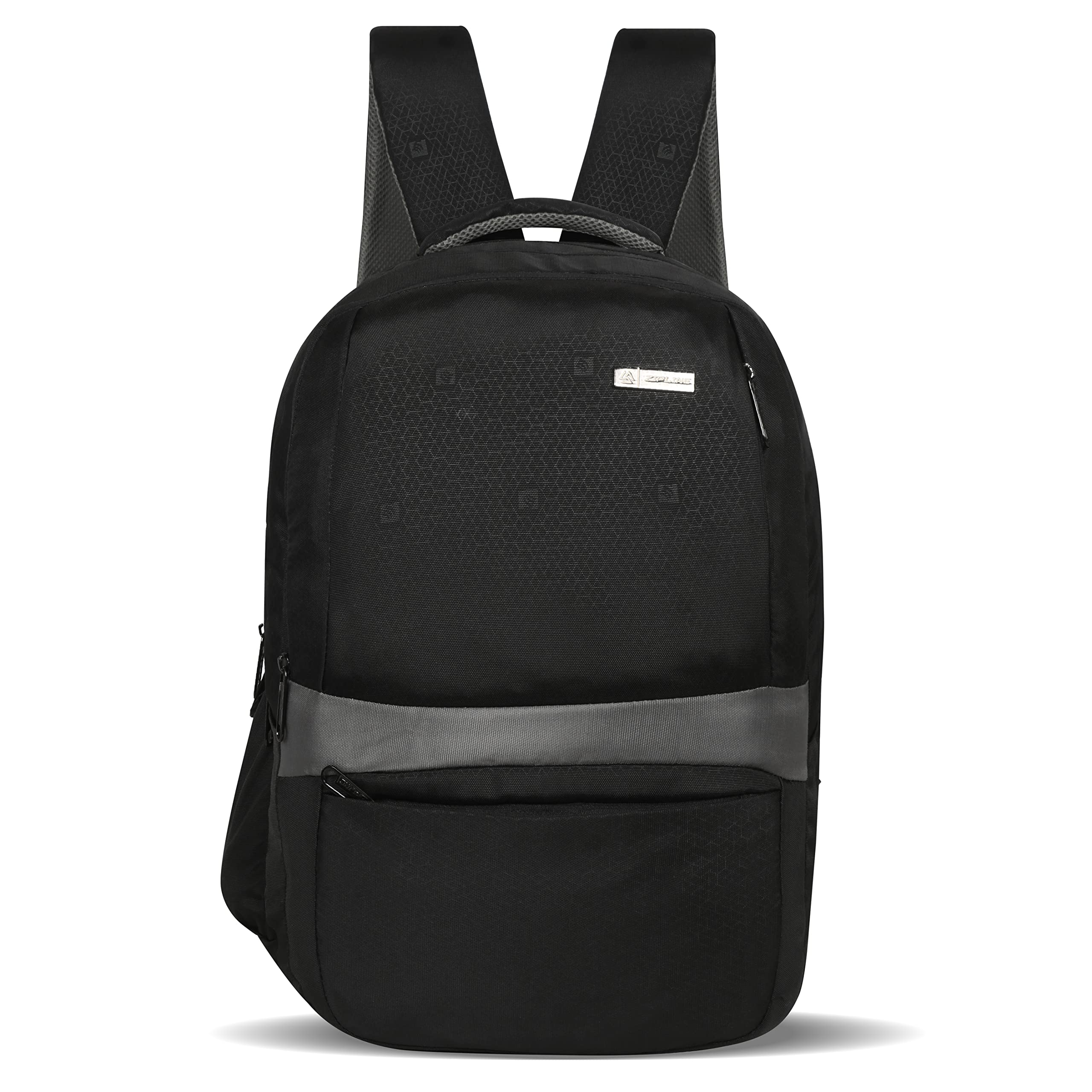 Zipline Polyester 36Ltr Laptop Bags Backpack for Men and Women college girls boys fits 15.6 inch laptop (Black) (B0BTPZ7157) Amazon Price History, Amazon Price Tracker