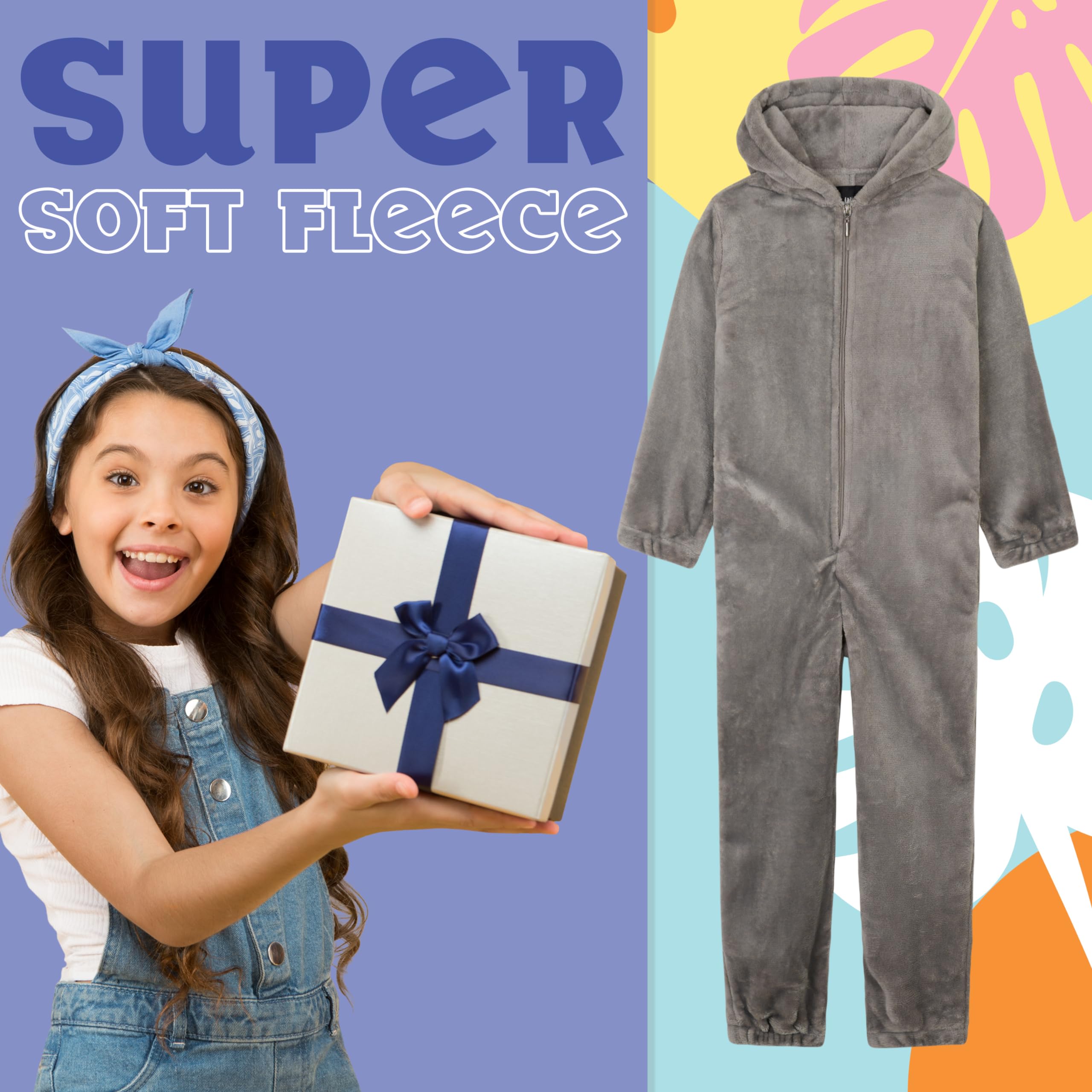 CityComfort Combinaison Pyjama Enfant Animaux Grenouillère Surpyjama en Polaire